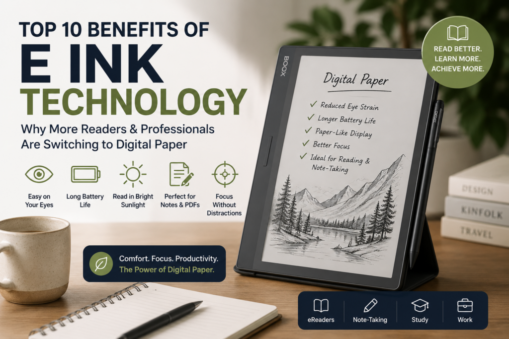 Programable E Ink Top 10 Benefits of E Ink Technology for Readers