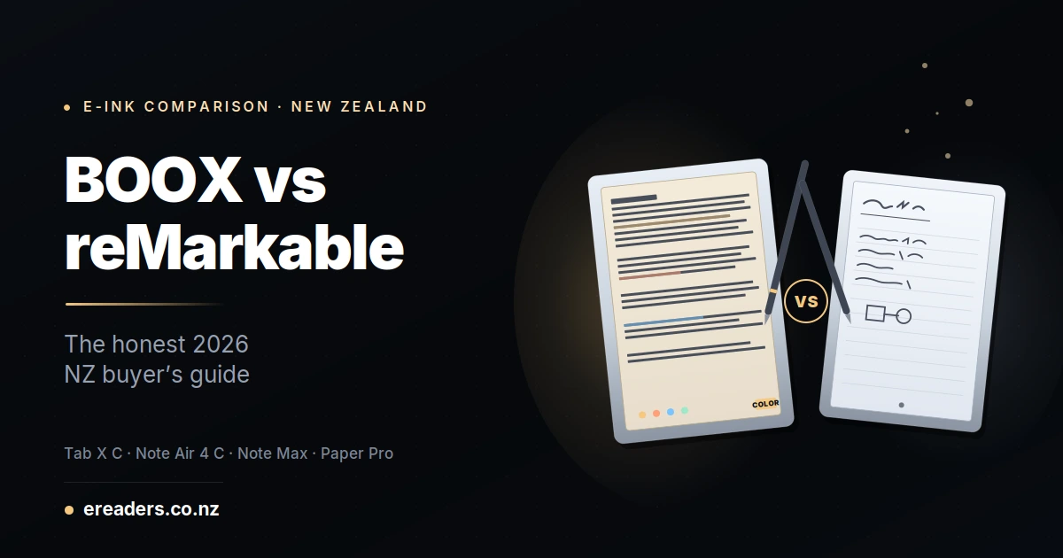 BOOX vs reMarkable Paper Pro