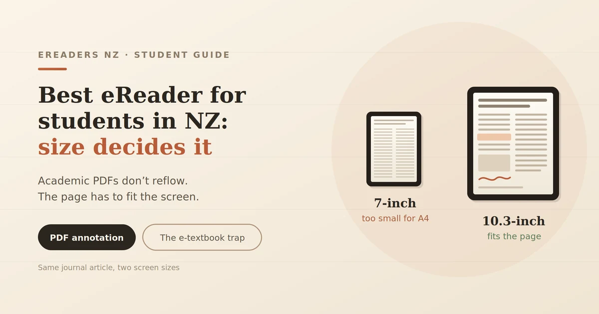 Best eReader for Students NZ