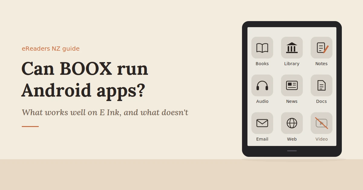 Can BOOX Run Android Apps